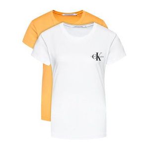Calvin Klein Jeans 2-dielna súprava tričiek J20J214364 Oranžová Slim Fit vyobraziť