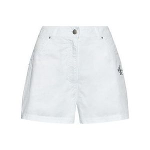 Calvin Klein Jeans Bavlnené šortky J20J215562 Biela Regular Fit vyobraziť