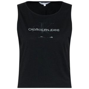 Calvin Klein Jeans Top J20J215622 Čierna Regular Fit vyobraziť
