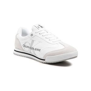 Calvin Klein Jeans Sneakersy Low Profile Sneaker Laceup Pes YM0YM00026 Biela vyobraziť