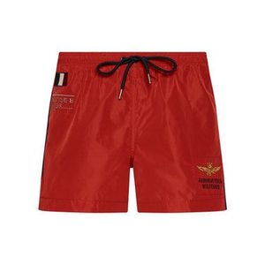 Aeronautica Militare Plavecké šortky 211BW201CT1537 Červená Regular Fit vyobraziť
