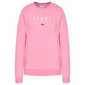 Tommy Jeans Mikina Tjw Essential Logo DW0DW09918 Ružová Regular Fit vyobraziť