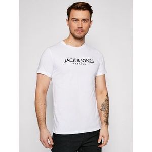 Jack&Jones PREMIUM Tričko Blajake 12185678 Biela Regular Fit vyobraziť