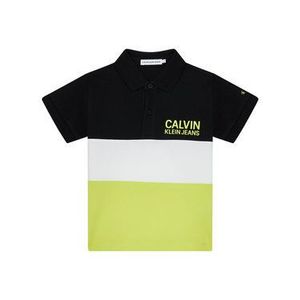 Calvin Klein Jeans Polokošeľa IB0IB00825 Čierna Regular Fit vyobraziť