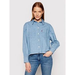 Levi's® džínsová košeľa Zoey 29431-0007 Modrá Regular Fit vyobraziť