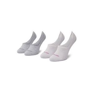 Calvin Klein Súprava 2 párov krátkych ponožiek dámskych 100001902 Ružová vyobraziť