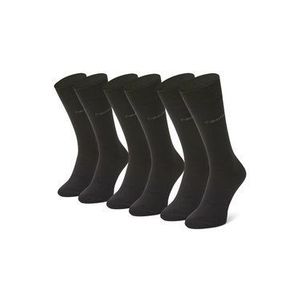 Calvin Klein Súprava 3 párov vysokých pánskych ponožiek 100001752 r.OS Čierna vyobraziť