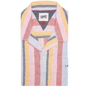 Tommy Jeans Košeľa Striped Camp DM0DM10145 Farebná Regular Fit vyobraziť