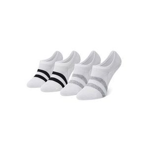 Calvin Klein Súprava 2 párov členkových pánskych ponožiek 100001789 Biela vyobraziť