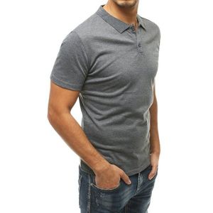 Men's gray polo shirt PX0317 vyobraziť