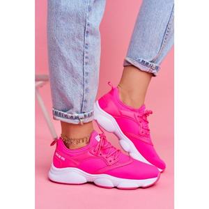 Women's Sport Shoes Sneakers Big Star Neon Pinkk FF274931 vyobraziť