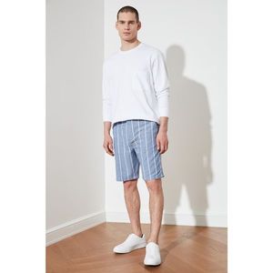 Trendyol Sax Men's Striped Pocket Shorts & Bermuda vyobraziť