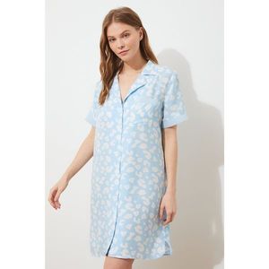 Trendyol Blue Patterned Dress vyobraziť