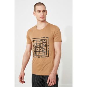Trendyol Camel Men's T-Shirt vyobraziť