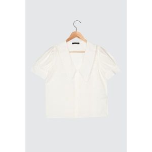 Trendyol Petit Shirt with White Collar DetailING vyobraziť