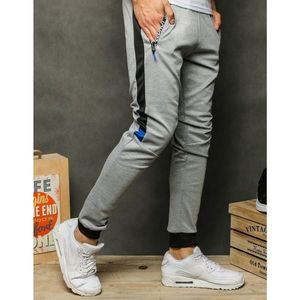 Light gray men's sweatpants UX2455 vyobraziť