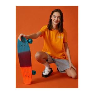 Koton Women's Orange Print T-shirt vyobraziť