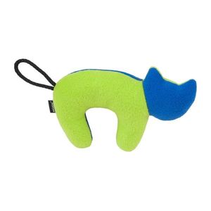 Amiplay Squeaky Plush Dog Toy Cat Green/Navy Blue vyobraziť