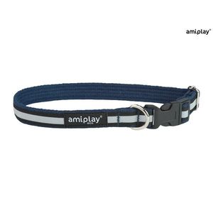 Amiplay Cotton Shine Adjustable Collar Navy Blue vyobraziť