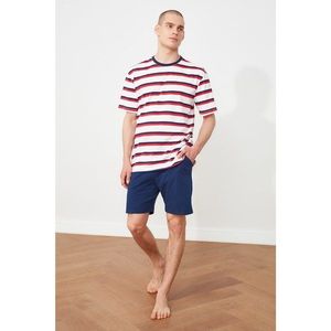 Trendyol Striped Knitted Pajamas Set vyobraziť