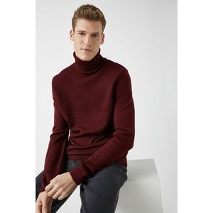Koton Men's Burgundy Sweater vyobraziť
