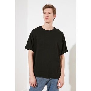 Trendyol Black Male Oversize T-Shirt vyobraziť