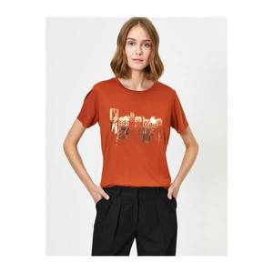 Koton Women Brown T-Shirt vyobraziť