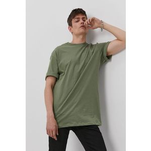 Bavlnené tričko Jack & Jones jednofarebné vyobraziť