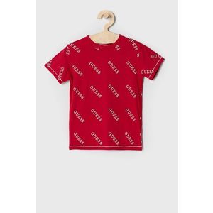 Detské tričko Guess červená farba vyobraziť