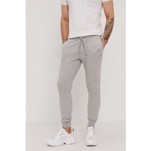 Nohavice Tommy Hilfiger pánske, šedá farba, jednofarebné vyobraziť