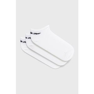 Ponožky Reebok FQ5351 pánske, biela farba vyobraziť