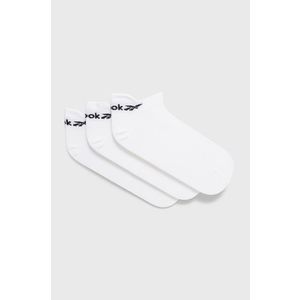 Ponožky Reebok FQ6251 dámske, biela farba vyobraziť
