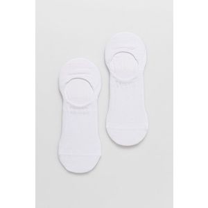 Ponožky Calvin Klein pánske, biela farba vyobraziť