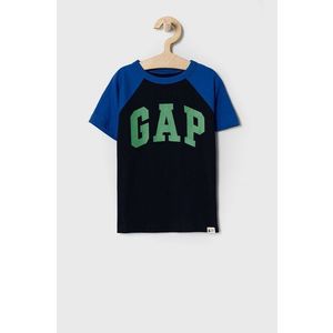 Detské tričko GAP tmavomodrá farba, s potlačou vyobraziť