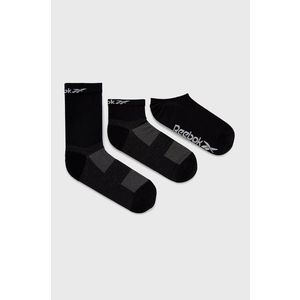 Ponožky Reebok GH0404 čierna farba vyobraziť