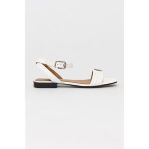 Kožené sandále Tommy Hilfiger dámske, biela farba vyobraziť