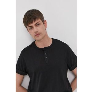 Tričko Lee Cooper pánske, čierna farba, jednofarebné vyobraziť
