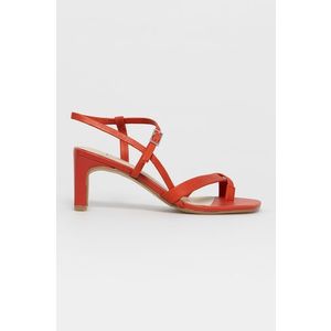 Kožené sandále Vagabond LUISA červená farba vyobraziť