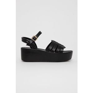 Sandále Answear Lab POTI PATI dámske, čierna farba, na platforme vyobraziť
