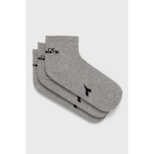 Ponožky Diadora (3-pak) dámske, šedá farba vyobraziť