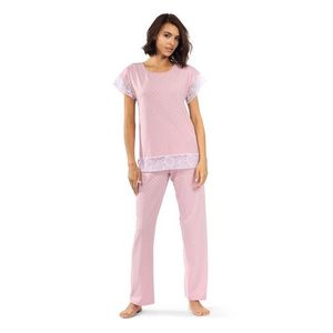 Pyžamo Lorin dámske, ružová farba vyobraziť