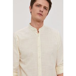 Bavlnená košeľa Strellson pánska, regular, so stojačikom vyobraziť