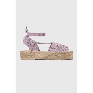 Sandále Answear Lab Best Shoes ružová farba, na platforme vyobraziť