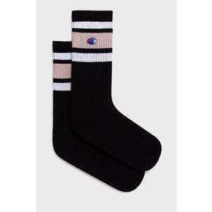 Ponožky Champion 804393 dámske, čierna farba vyobraziť