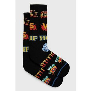 Ponožky HUF pánske, čierna farba vyobraziť