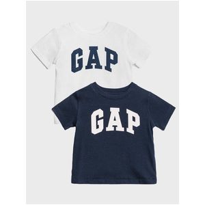 Modré chlapčenské tričko GAP Logo vyobraziť