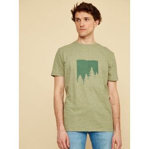Pánske tričko MAN s potlačou zelený vyobraziť