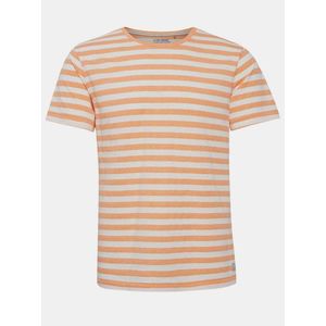 Oranžové pruhované tričko Blend vyobraziť