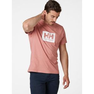 Ružové pánske tričko s potlačou HELLY HANSEN vyobraziť