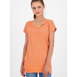 Oranžové dámske vzorované dlhé tričko Alife and Kickin vyobraziť